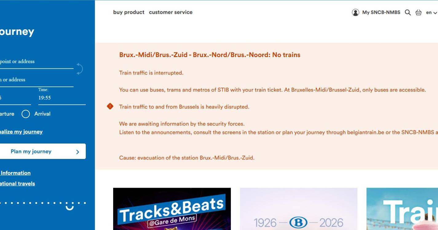 Estação de comboios em Bruxelas evacuada devido a pacotes suspeitos