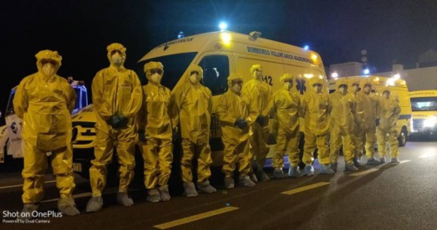 Covid-19: Doentes já começaram a ser transferidos para as ambulâncias