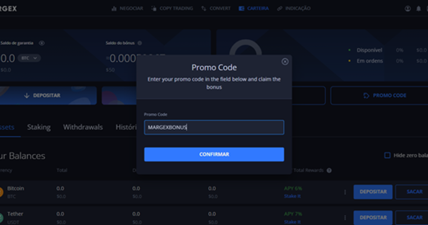 Bónus alto da Corretora Margex torna Trading de Criptomoedas acessível