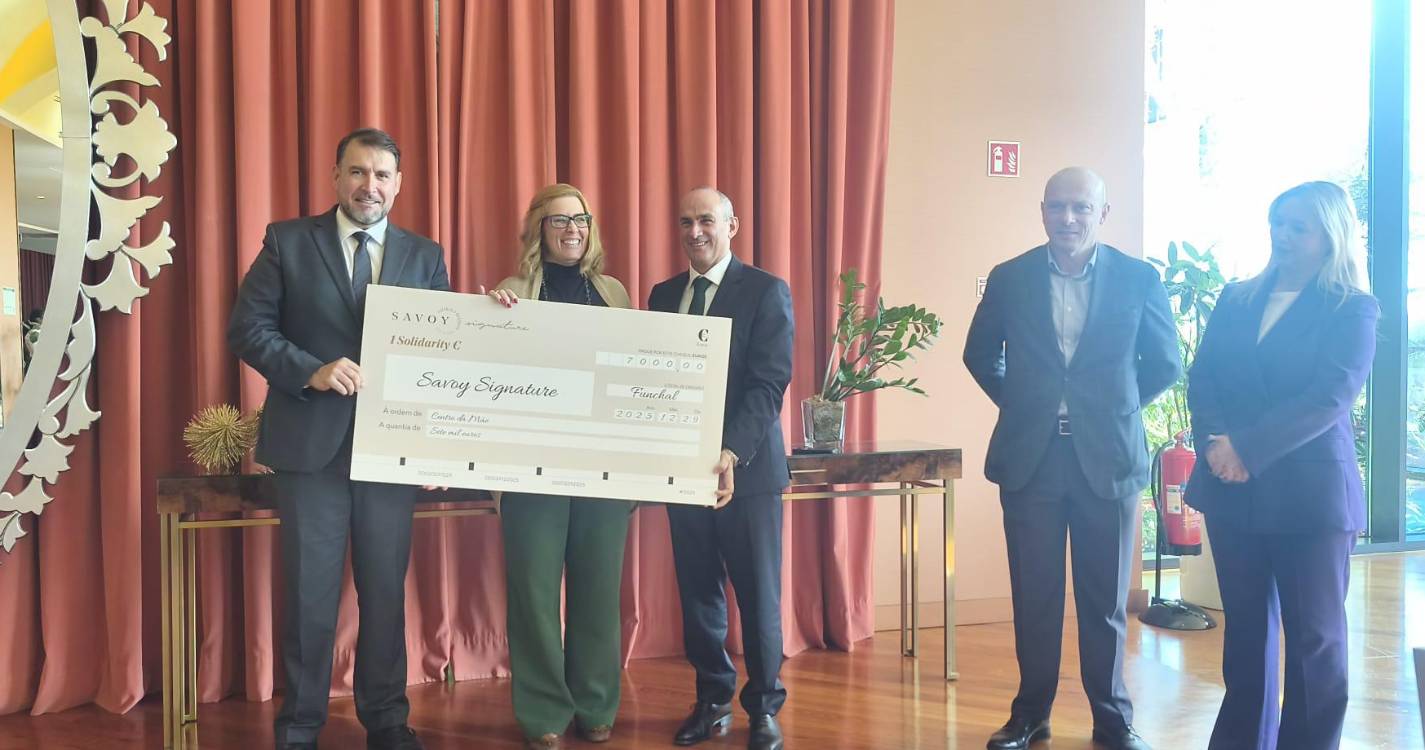 Seis instituições sociais receberam um total de 42 mil “euros solidários” da Savoy Signature