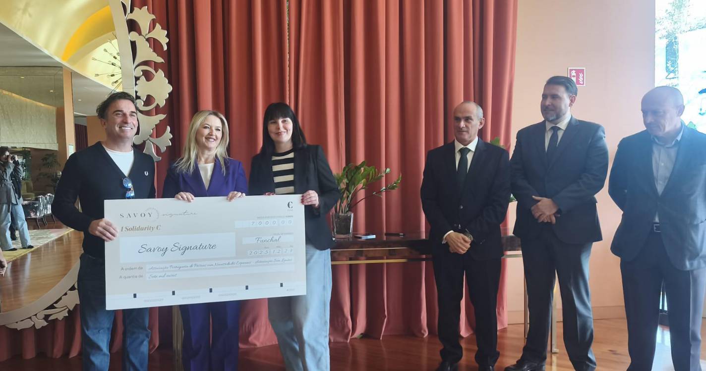 Seis instituições sociais receberam um total de 42 mil “euros solidários” da Savoy Signature