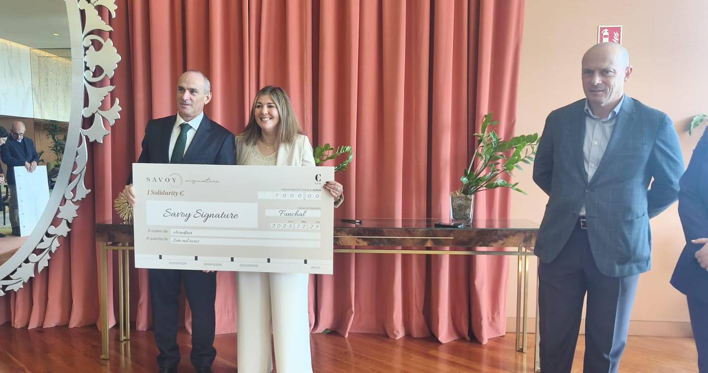 Seis instituições sociais receberam um total de 42 mil “euros solidários” da Savoy Signature