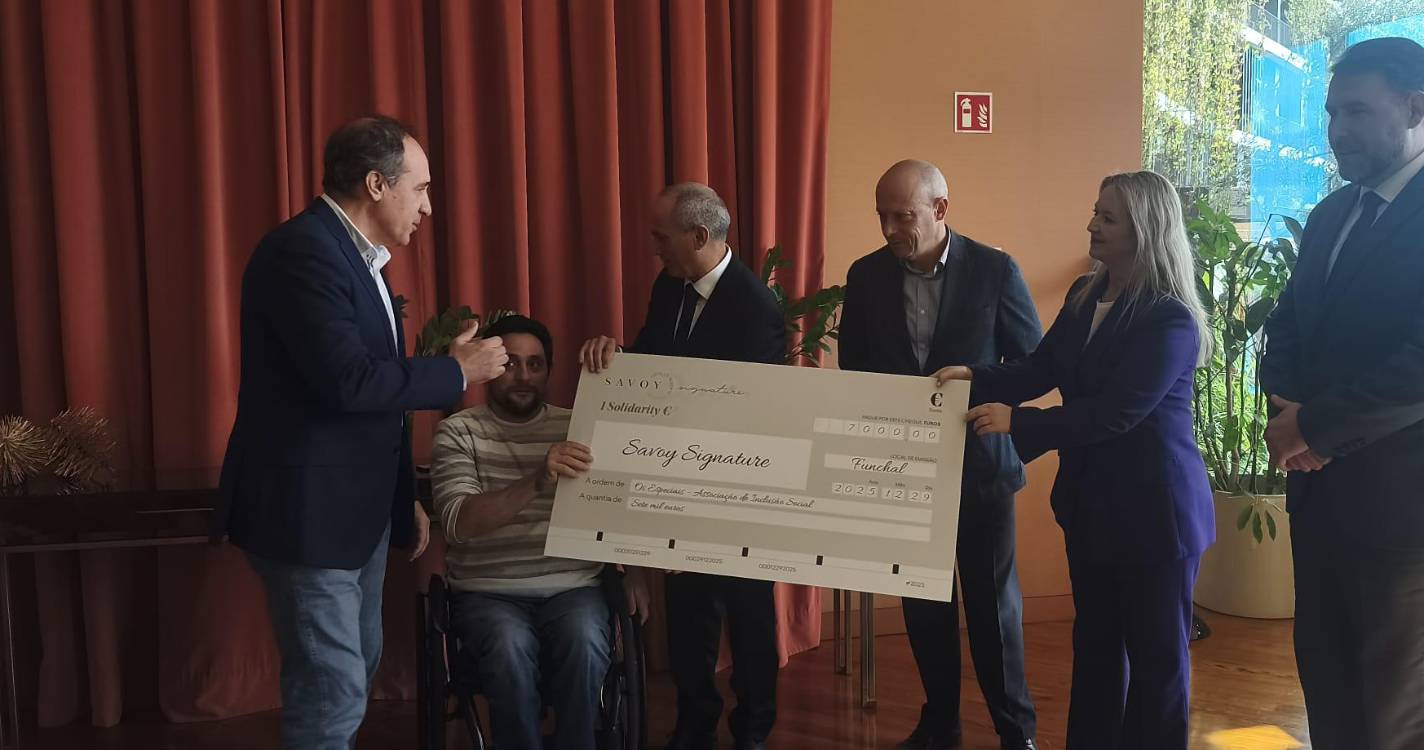 Seis instituições sociais receberam um total de 42 mil “euros solidários” da Savoy Signature