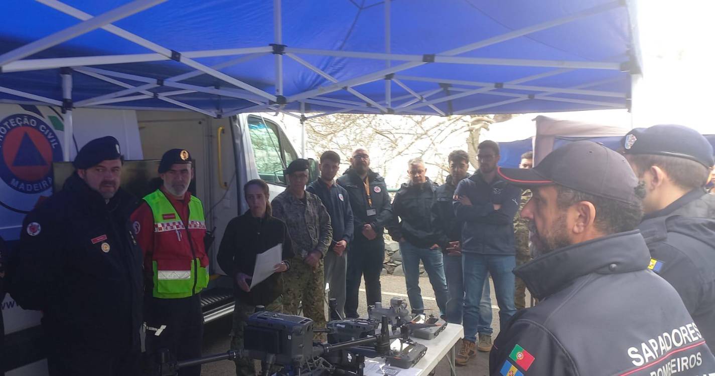 Madeira realizou exercício militar com drones em cenários urbanos, de montanha e no mar (com fotos)