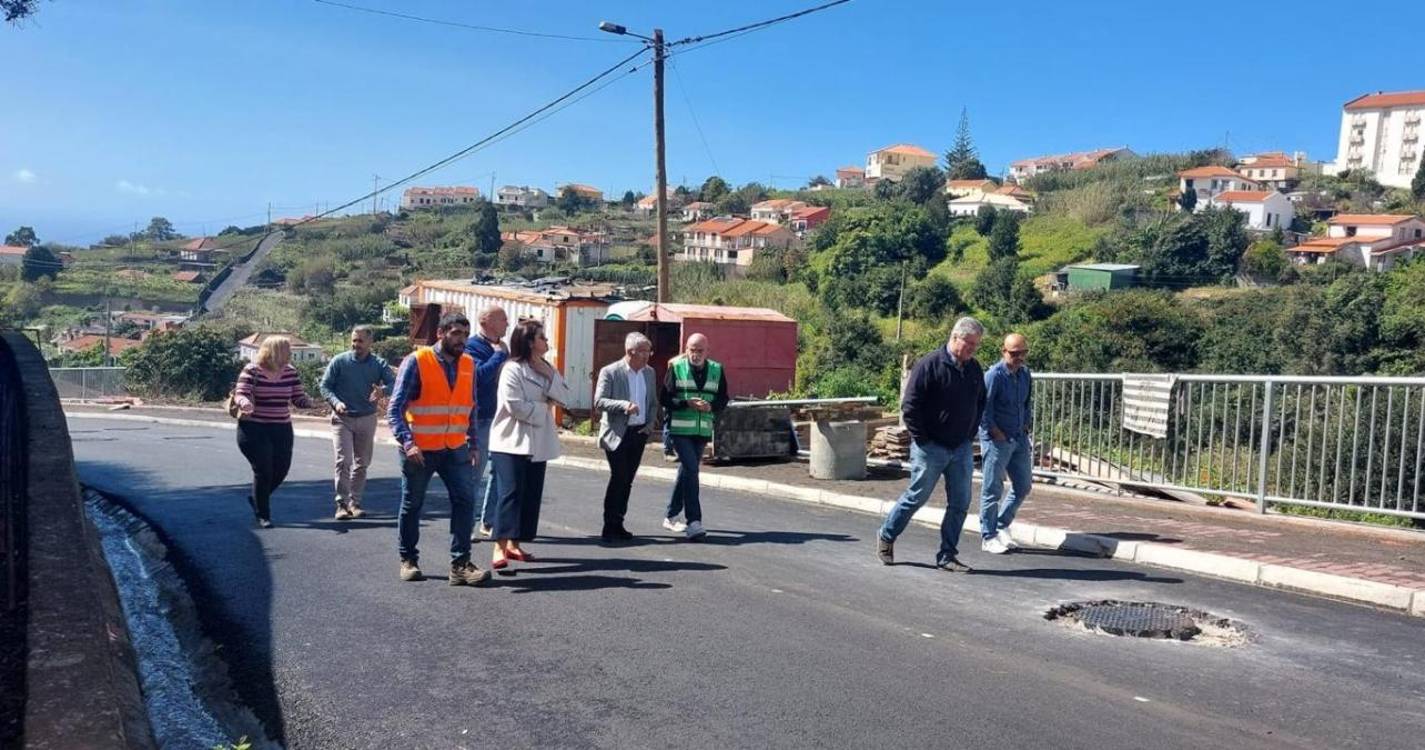 Estrada das Eiras requalificada e com novas infraestruturas