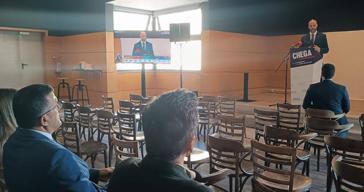 Chega afasta acordo com o PSD