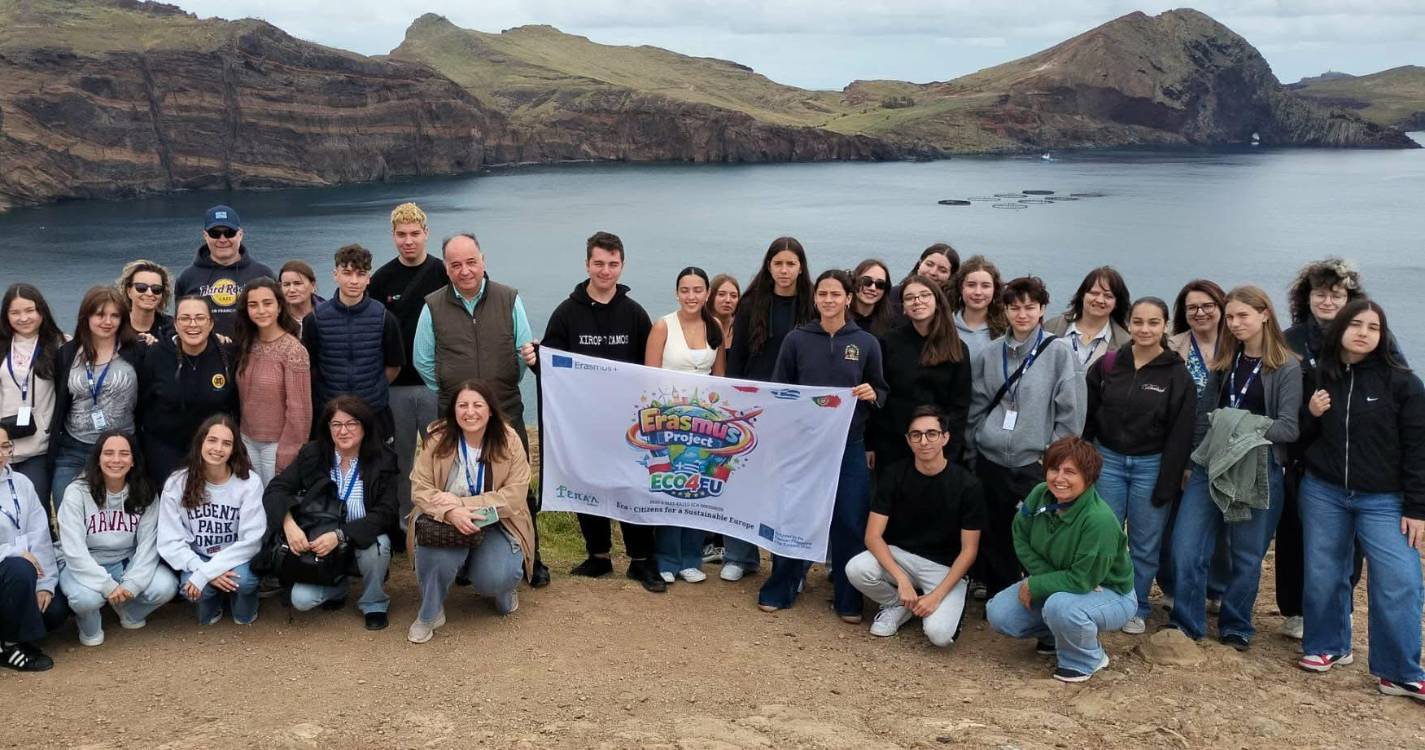 Escola Secundária Jaime Moniz acolhe mobilidade Erasmus+ na Madeira