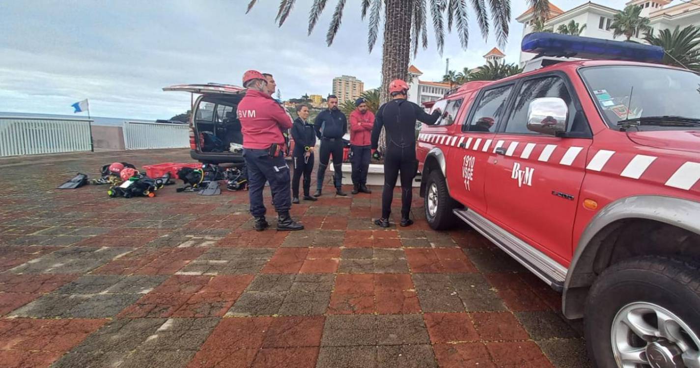 Treino da equipa de Mergulho e Resgate dos BVM mobilizou 7 elementos