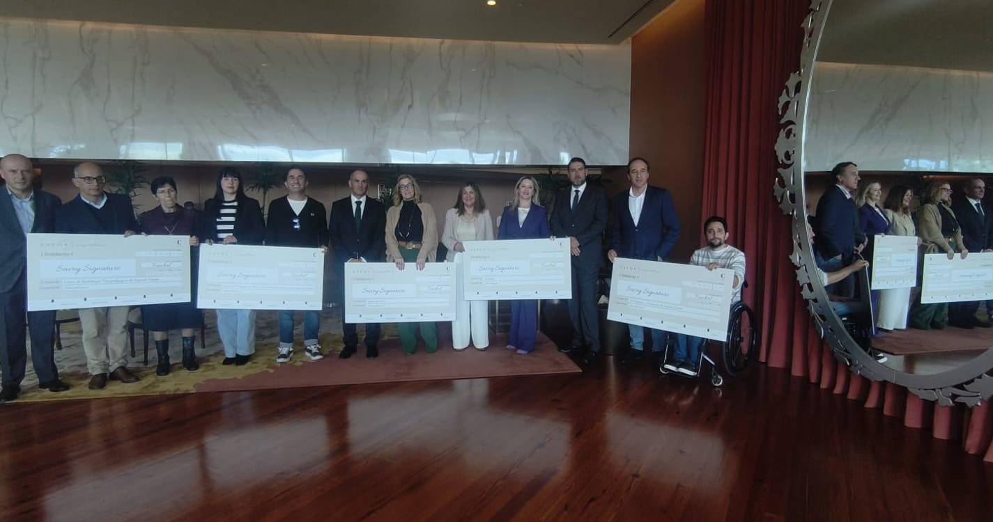 Seis instituições sociais receberam um total de 42 mil “euros solidários” da Savoy Signature