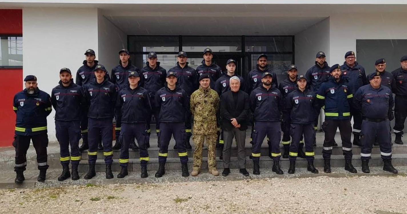 Recruta dos Bombeiros Sapadores de Santa Cruz inicia formação em Lisboa