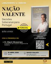 Livro ‘Nação Valente’ apresentado no Funchal a 15 de abril