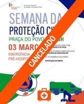 Proteção Civil cancela atividades previstas para dia de hoje