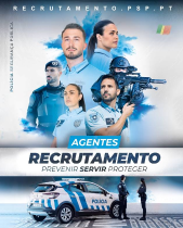 Recrutamento para a PSP está a decorrer até dia 23