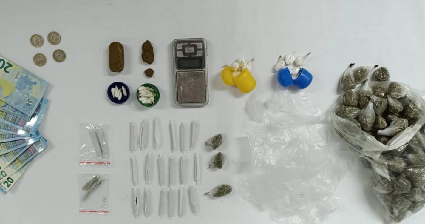 PSP detém dois homens por tráfico de estupefacientes em Câmara de Lobos