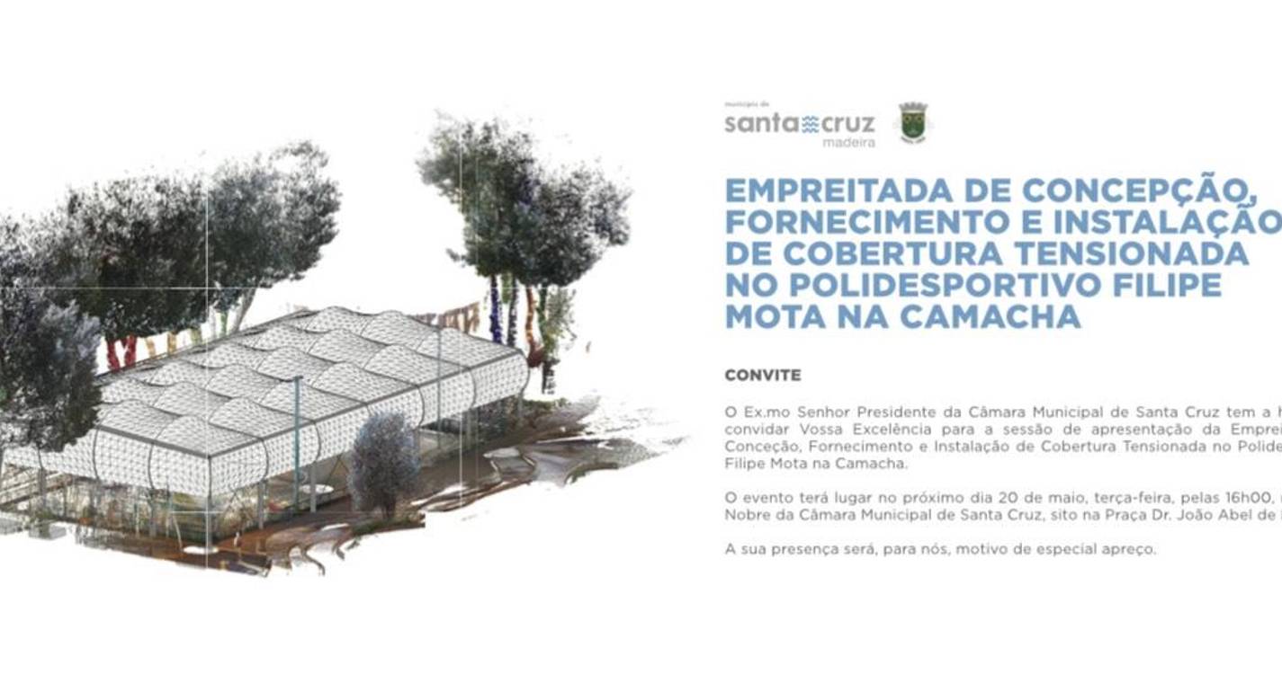 Câmara apresenta empreitadas para coberturas no Polidesportivo da Camacha e no Mercado Agrícola do Santo da Serra