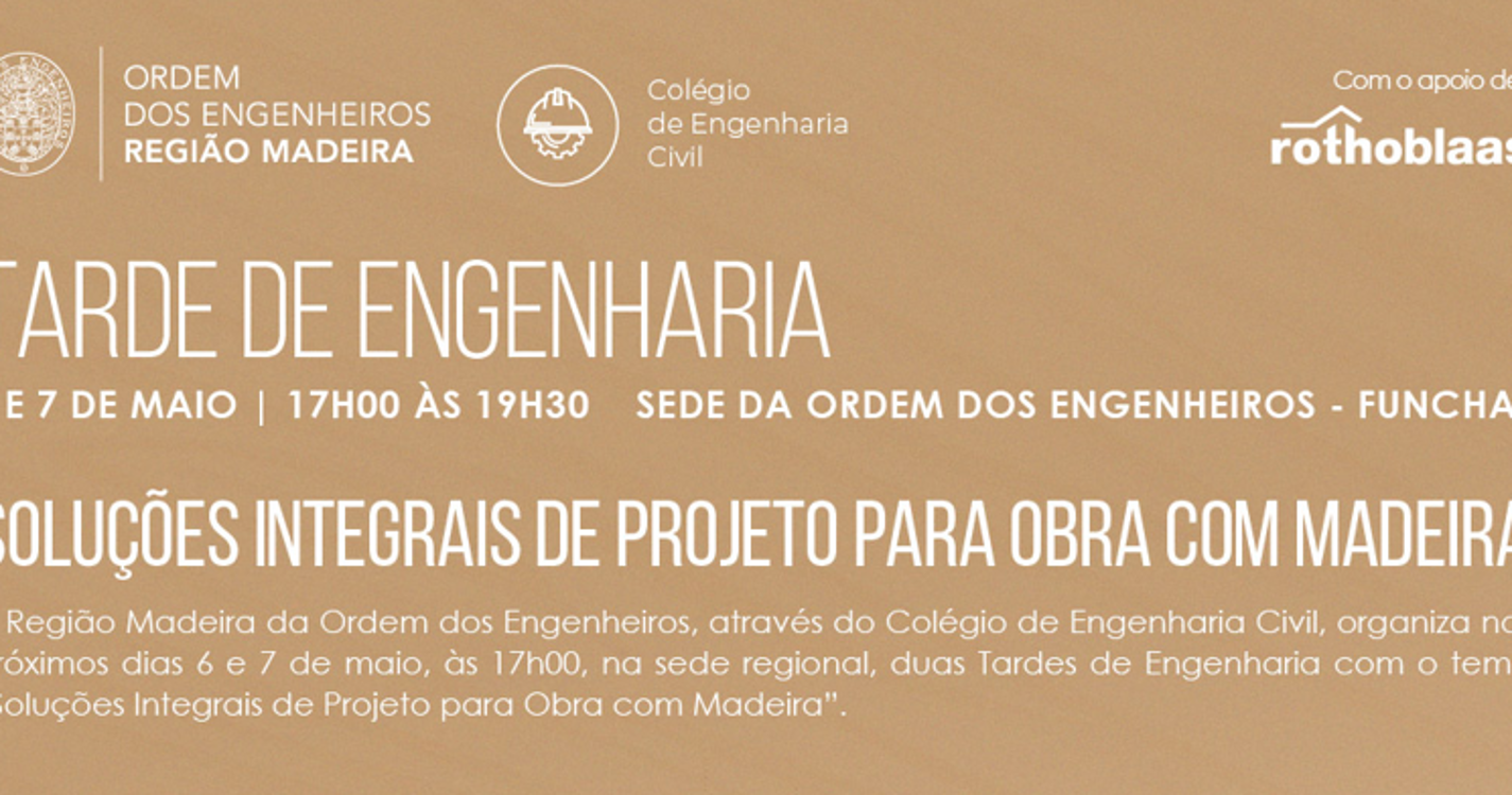 Terça e quarta-feira com tardes de engenharia