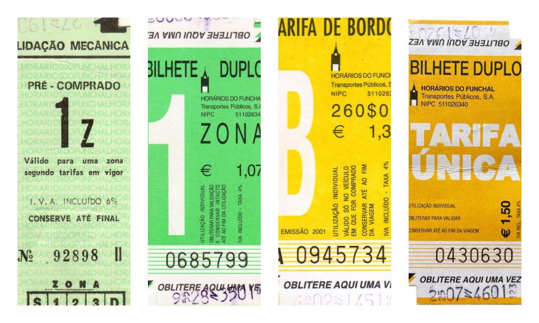 Antes e Depois: Antes do cartão uniformizado abundavam bilhetes ‘Giros’ (com fotos)