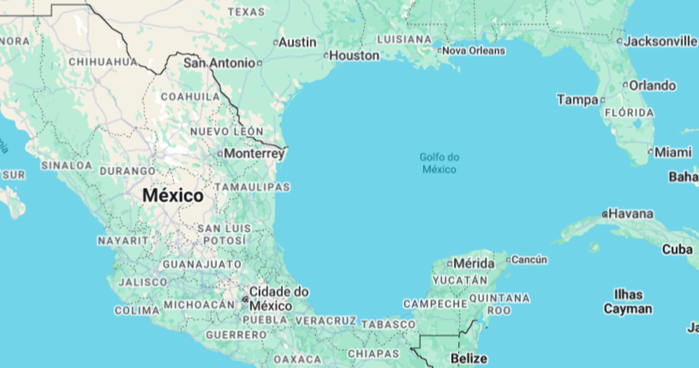 Presidente mexicana vai questionar Google sobre renomeação do Golfo do México