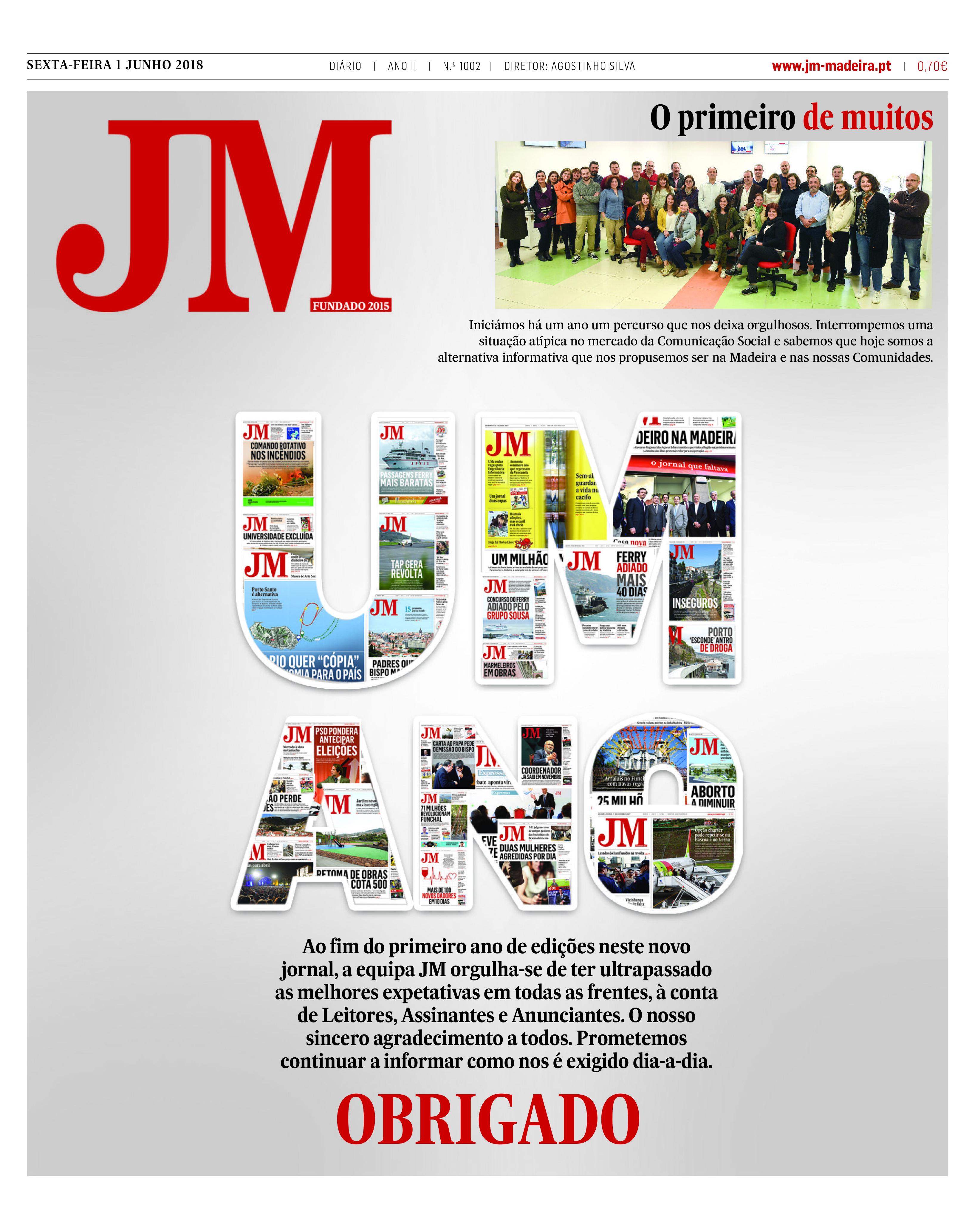 Parabéns JM! Recorde as capas que assinalaram todos os aniversários (com fotos)