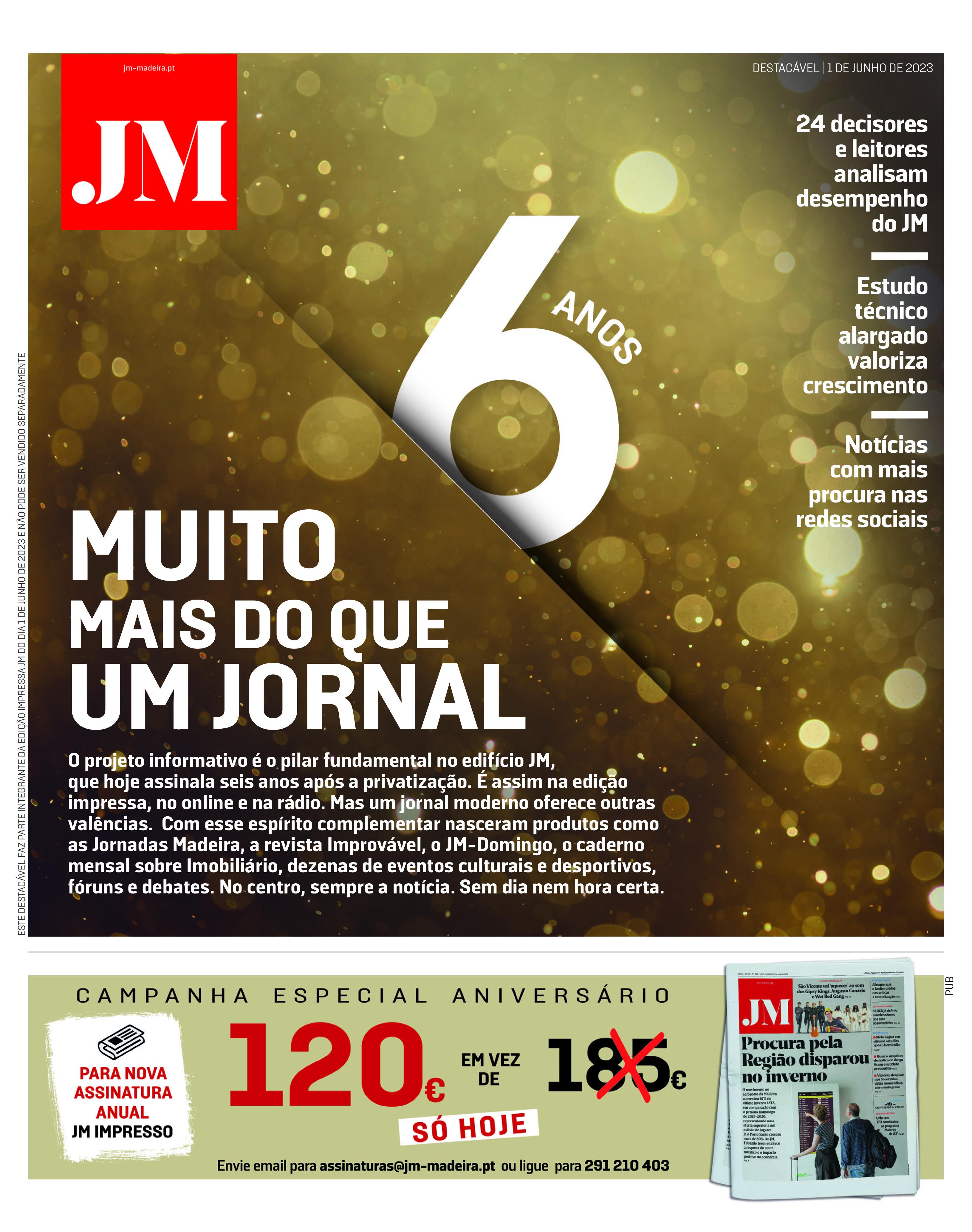 Parabéns JM! Recorde as capas que assinalaram todos os aniversários (com fotos)