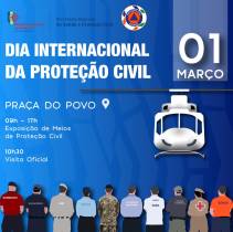 Dia da Proteção Civil acontece na próxima sexta-feira
