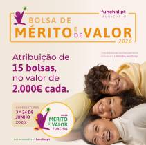 Candidaturas à Bolsa de Mérito e Valor do Funchal abertas até 24 de junho