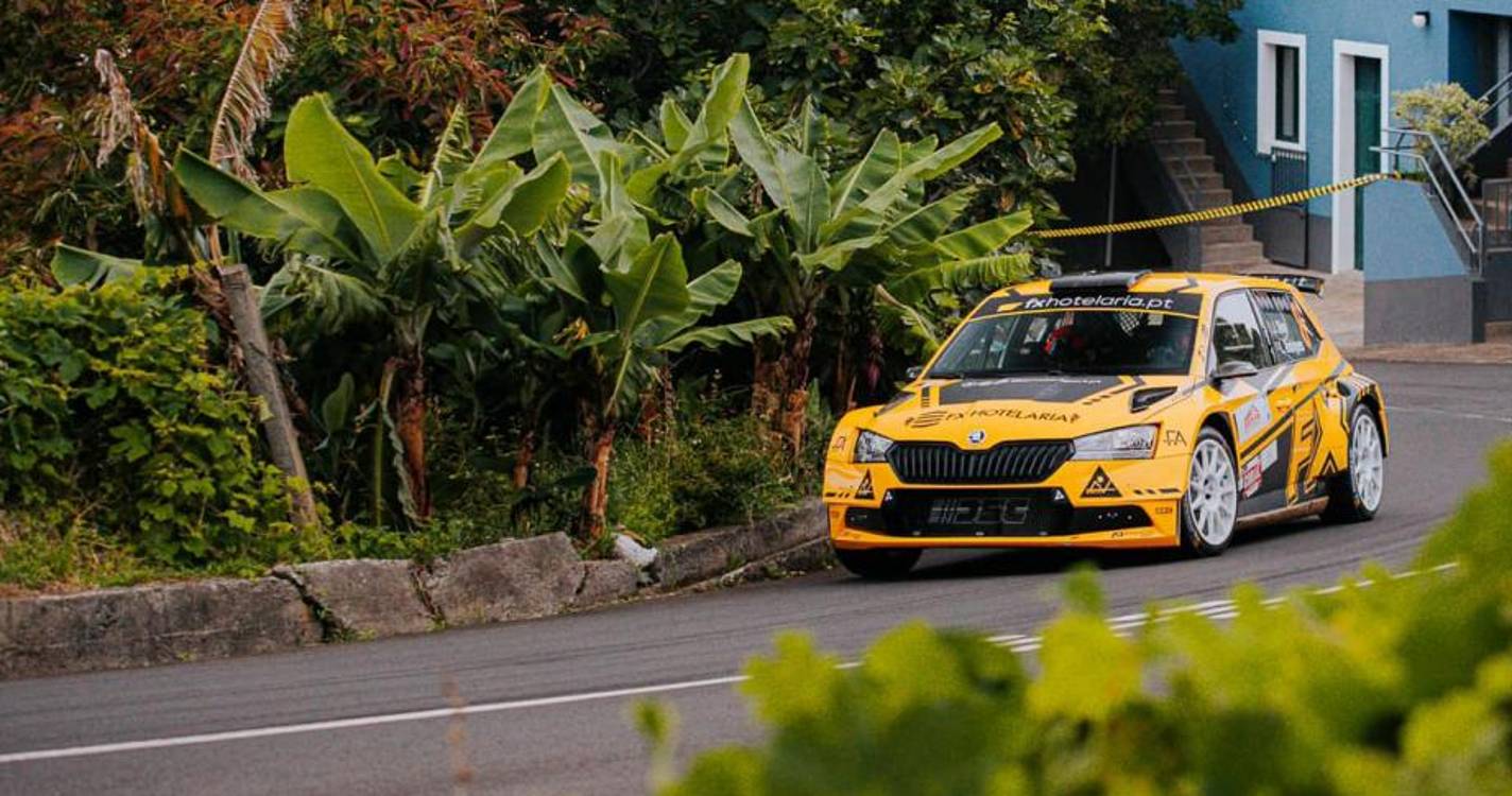 Manhã termina com João Silva destacado na liderança do Rali da Ribeira Brava