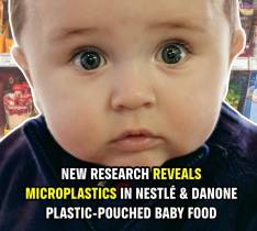 Greenpeace deteta microplásticos em alimentos infantis embalados em bolsas flexíveis