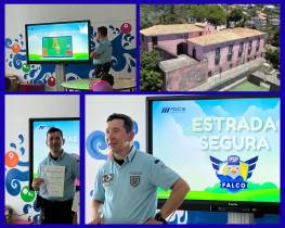 Estrada Segura leva prevenção rodoviária à Escola da Lombada