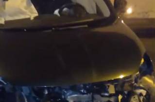 Acidente violento na Encumeada (com vídeo)