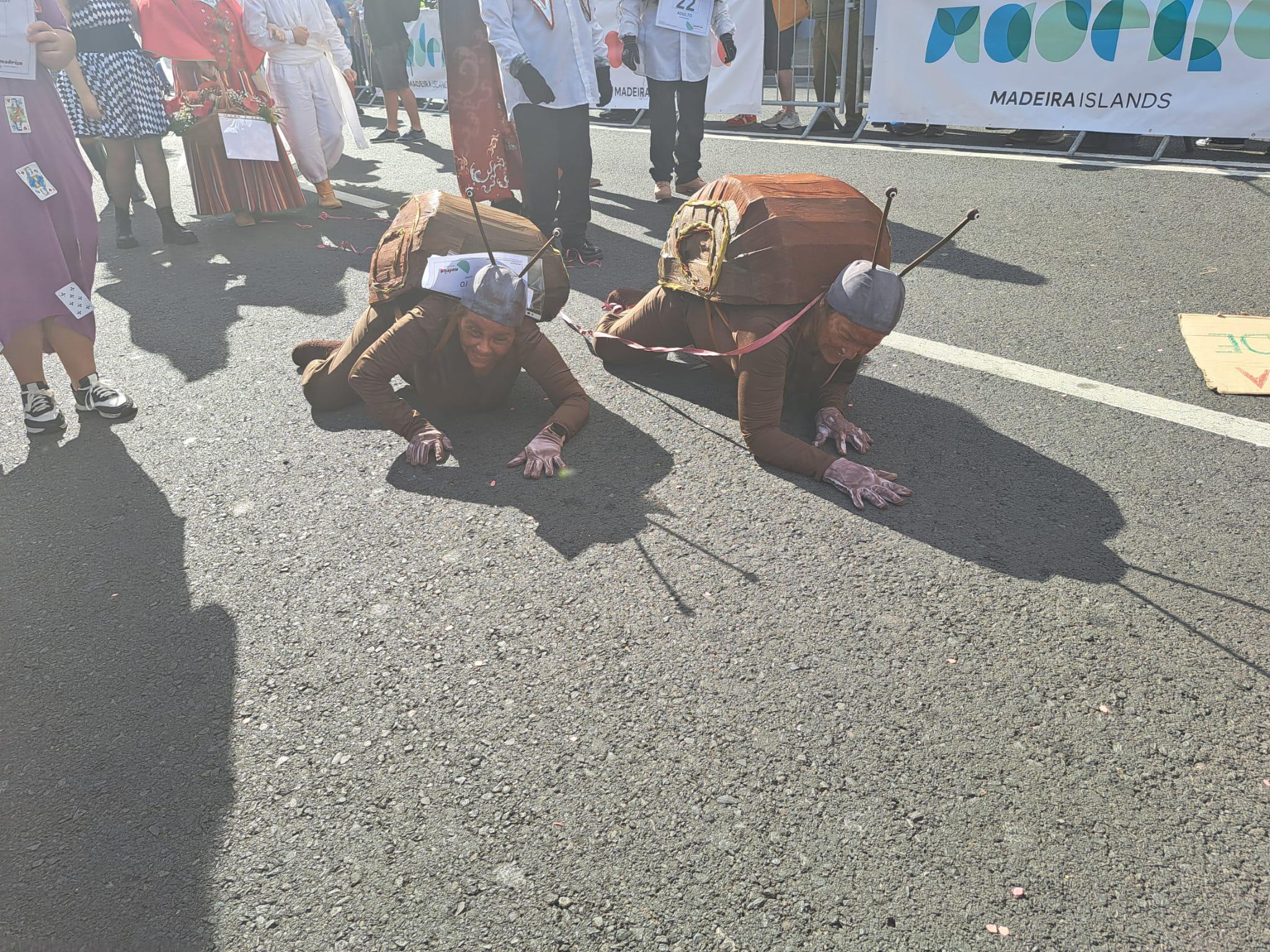 Os caracóis levaram para casa 150 euros.