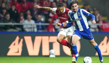 FC Porto venceu o Sporting de Braga por 2-1, depois de ter estado a perder.