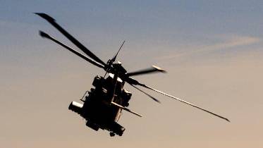 Na missão foi empenhado um EH101Merlin.