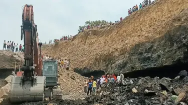 A informação divulgada não especifica de que tipo de mina se trata.