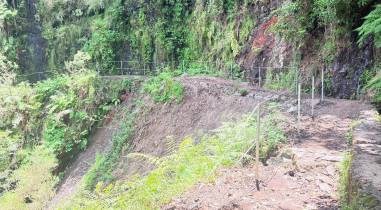 Percurso pedestre da Levada do Caldeirão Verde reaberto