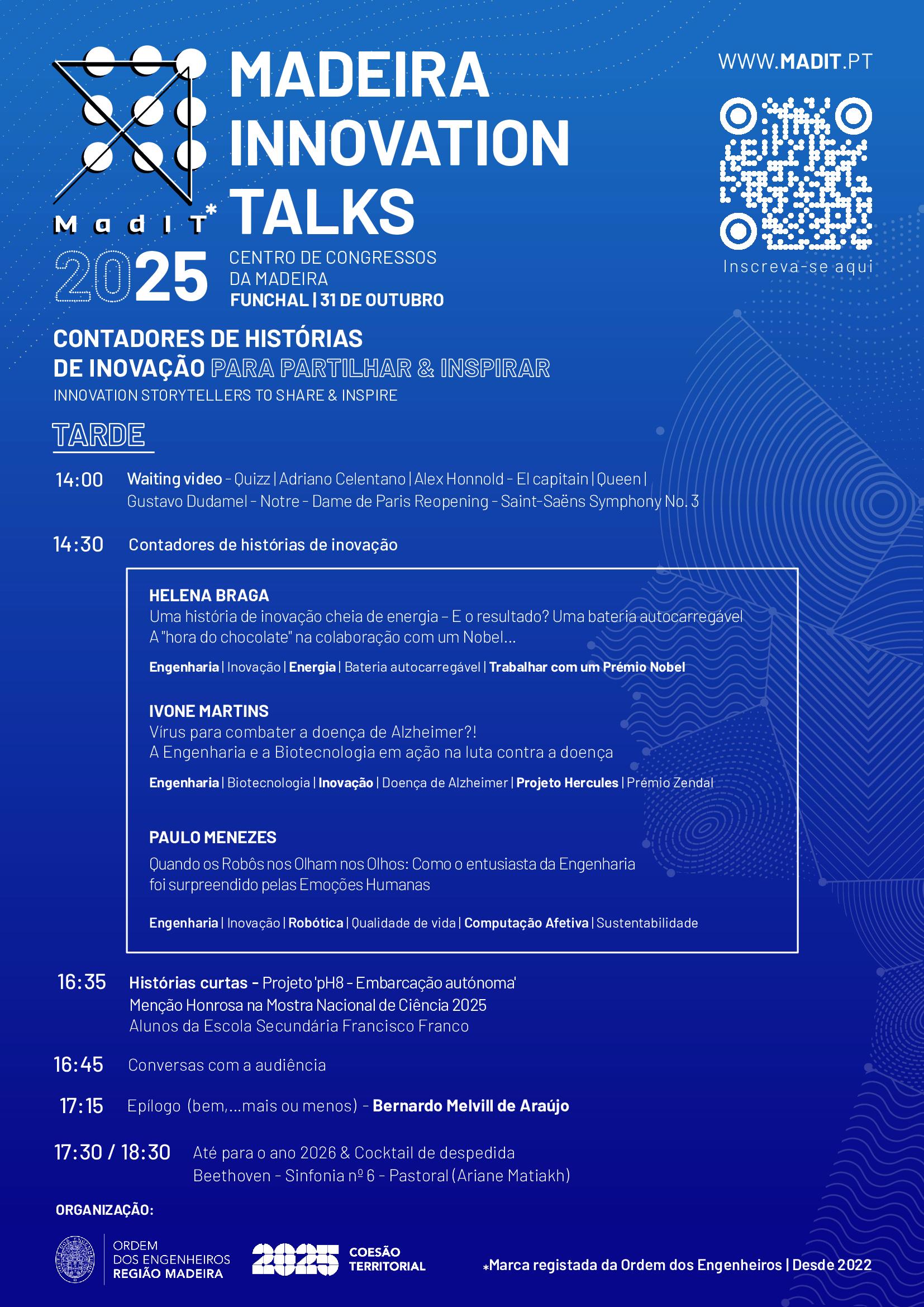 Centro de Congressos recebe ‘Contadores de Histórias de Inovação’ esta sexta-feira