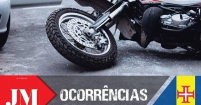 Piso molhado provoca acidente de mota no Funchal