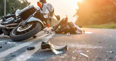 Motociclista ficou ferido