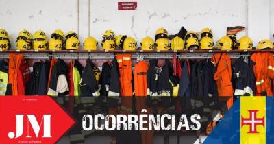 Balde do lixo em chamas mobiliza bombeiros no Funchal