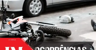 Motociclista despista-se em Gaula