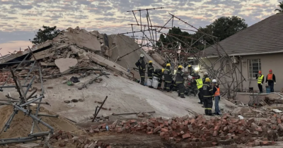 Sobe para nove o número de mortos no desabamento de edifício na África do Sul
