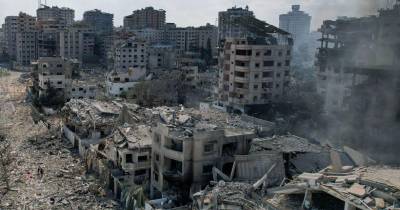 Destruição e morte na Faixa de Gaza