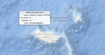 O abalo teve o seu epicentro a 10 quilómetros de profundidade.