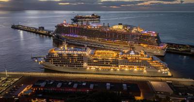 Quatro navios estão atracados ao longo desta segunda-feira, nomeadamente os paquetes Silver Dawn, Azura e AIDAcosma, e o veleiro histórico Santa Maria Manuela.