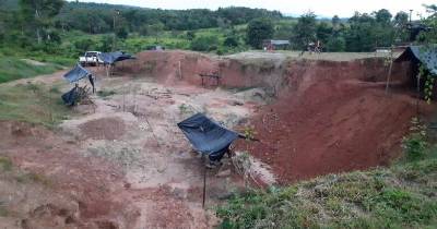 Chuvas provocam desabamento de mina em Bolívar na Venezuela