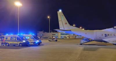 Avião da Força Aérea com muito trabalho neste fim de semana.