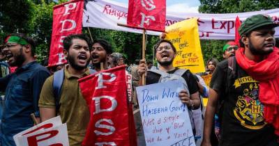 O movimento Estudantes Contra a Discriminação tinha anunciado no domingo que iria o movimento contra as quotas de recrutamento na função pública.