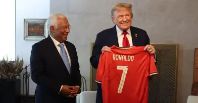Trump recebe hoje Cristiano Ronaldo na Casa Branca