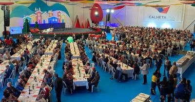 Mais de mil pessoas reunidas em convívio de Natal da população sénior da Calheta