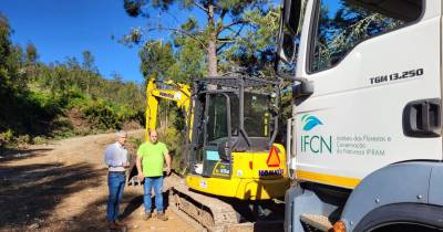 IFCN procede a beneficiação do Caminho Florestal da Levada do Pico
